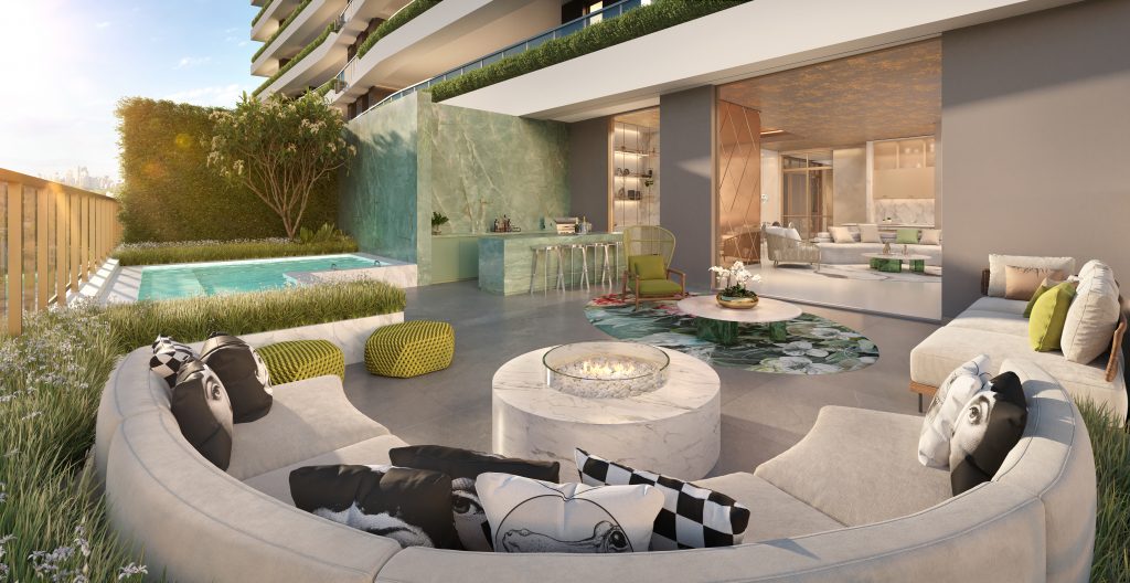 Perspectiva ilustrada: Outdoor Private House do Heaven by Yoo Residences